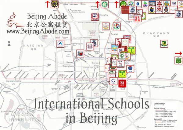 beijing international school map